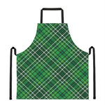 Irish Plaid Pattern Print Apron