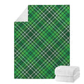 Irish Plaid Pattern Print Blanket