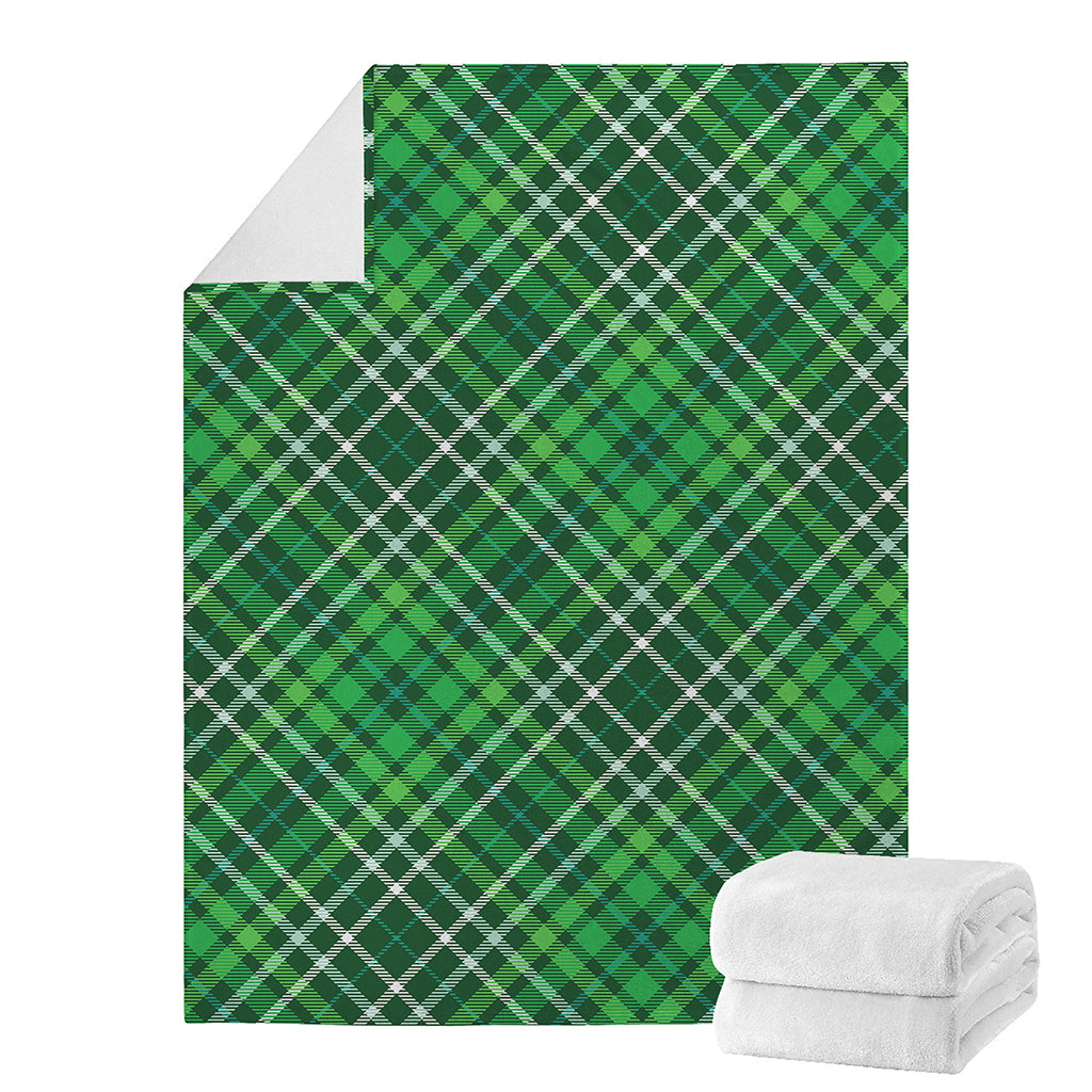 Irish Plaid Pattern Print Blanket