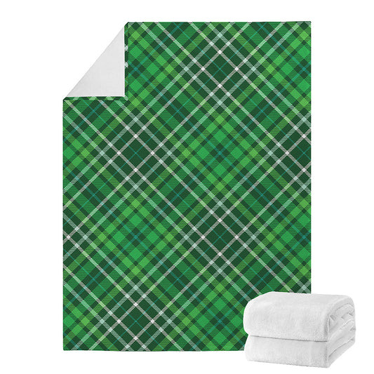 Irish Plaid Pattern Print Blanket