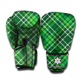 Irish Plaid Pattern Print Boxing Gloves