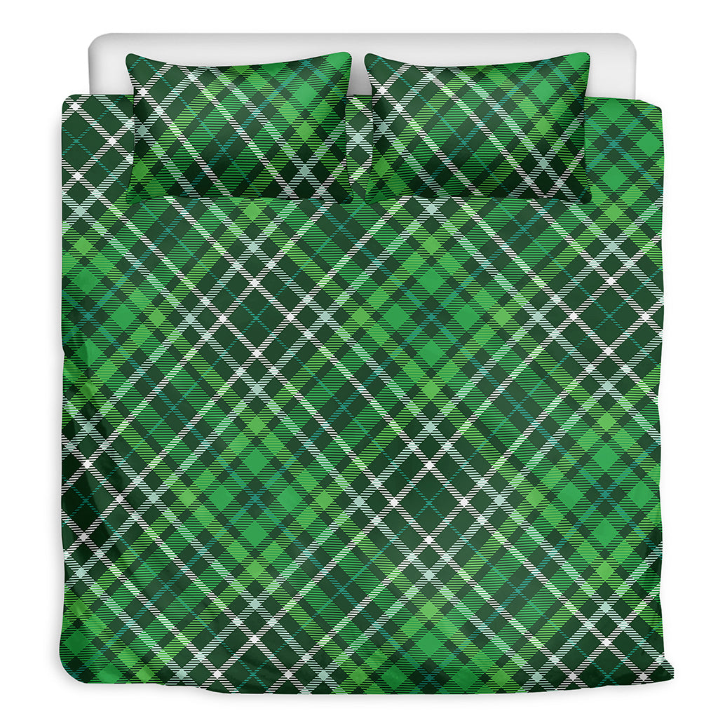 Irish Plaid Pattern Print Duvet Cover Bedding Set