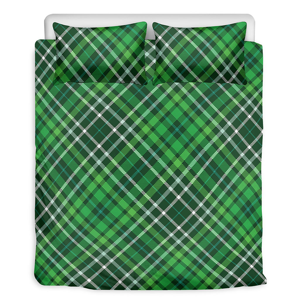 Irish Plaid Pattern Print Duvet Cover Bedding Set