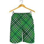 Irish Plaid Pattern Print Men's Shorts