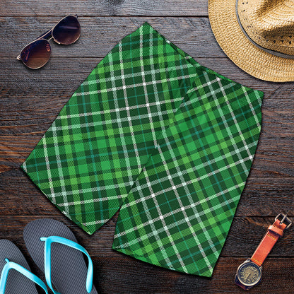 Irish Plaid Pattern Print Men's Shorts