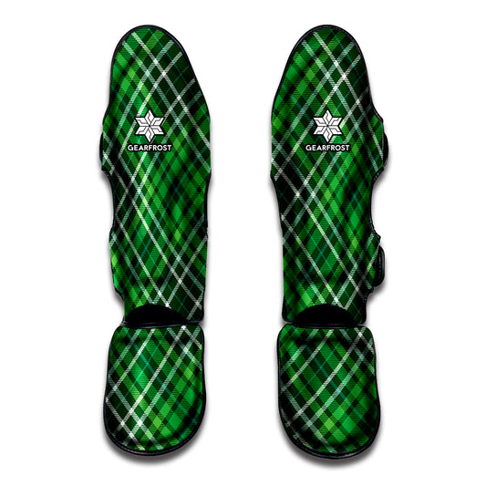 Irish Plaid Pattern Print Muay Thai Shin Guard