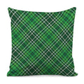 Irish Plaid Pattern Print Pillow Cover