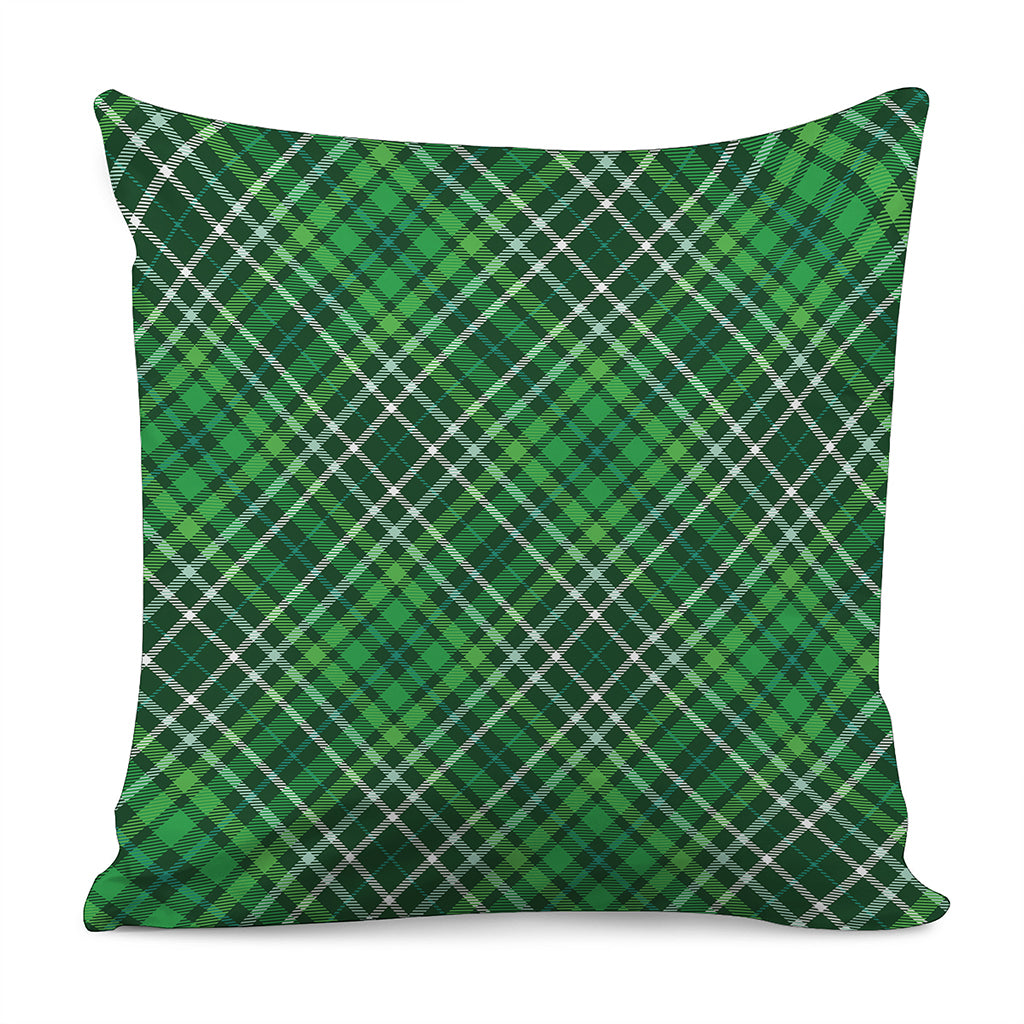Irish Plaid Pattern Print Pillow Cover