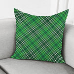Irish Plaid Pattern Print Pillow Cover