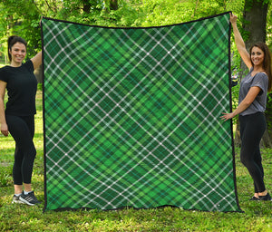 Irish Plaid Pattern Print Quilt