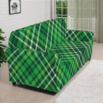Irish Plaid Pattern Print Sofa Cover