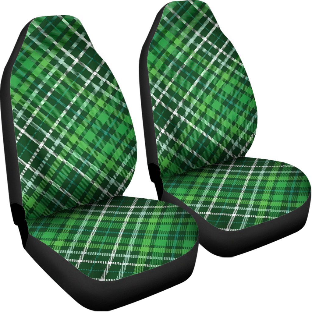 Irish Plaid Pattern Print Universal Fit Car Seat Covers