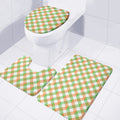 Irish Plaid Saint Patrick's Day Print 3 Piece Bath Mat Set