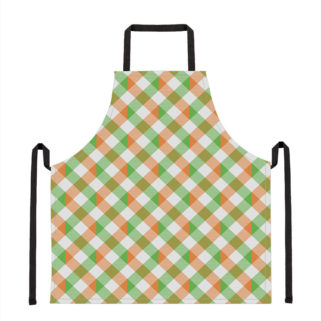 Irish Plaid Saint Patrick's Day Print Apron