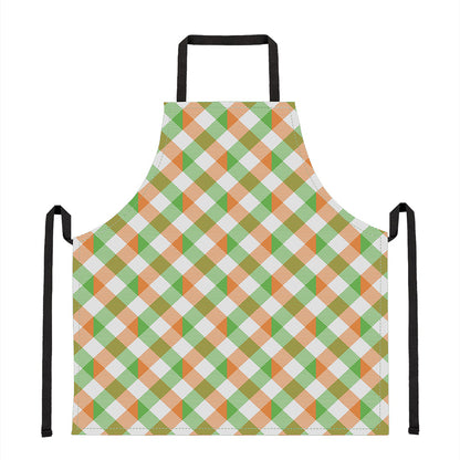 Irish Plaid Saint Patrick's Day Print Apron