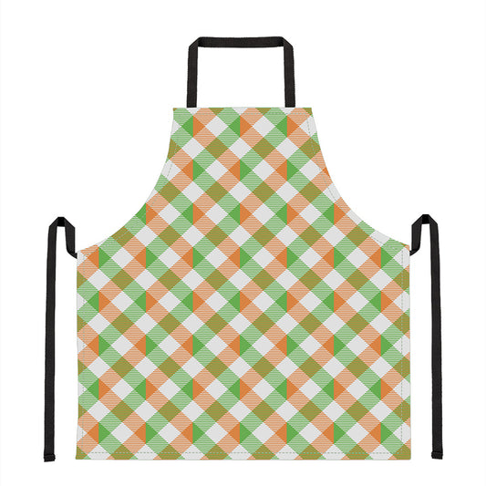 Irish Plaid Saint Patrick's Day Print Apron