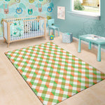 Irish Plaid Saint Patrick's Day Print Area Rug