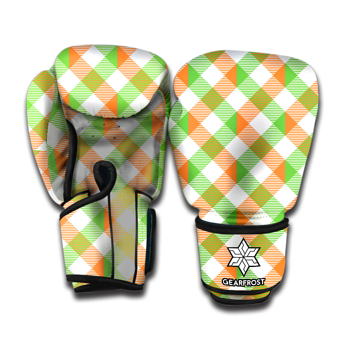 Irish Plaid Saint Patrick's Day Print Boxing Gloves