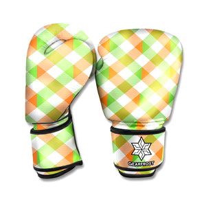 Irish Plaid Saint Patrick's Day Print Boxing Gloves