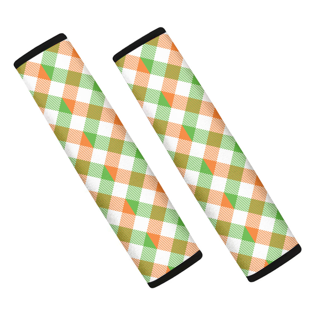 Irish Plaid Saint Patrick's Day Print Car Seat Belt Covers