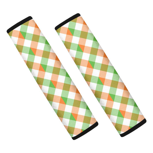 Irish Plaid Saint Patrick's Day Print Car Seat Belt Covers