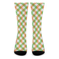 Irish Plaid Saint Patrick's Day Print Crew Socks