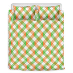 Irish Plaid Saint Patrick's Day Print Duvet Cover Bedding Set