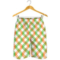 Irish Plaid Saint Patrick's Day Print Men's Shorts
