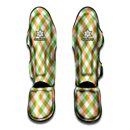 Irish Plaid Saint Patrick's Day Print Muay Thai Shin Guard