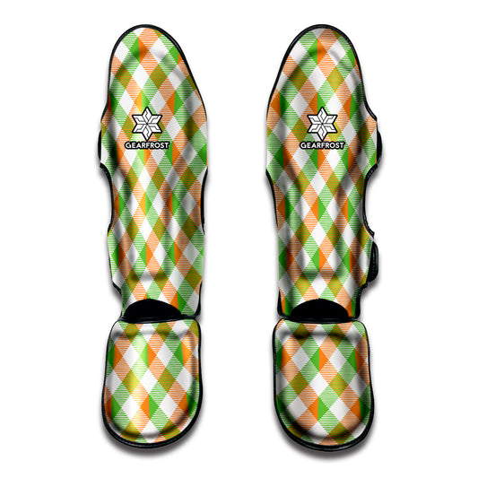 Irish Plaid Saint Patrick's Day Print Muay Thai Shin Guard
