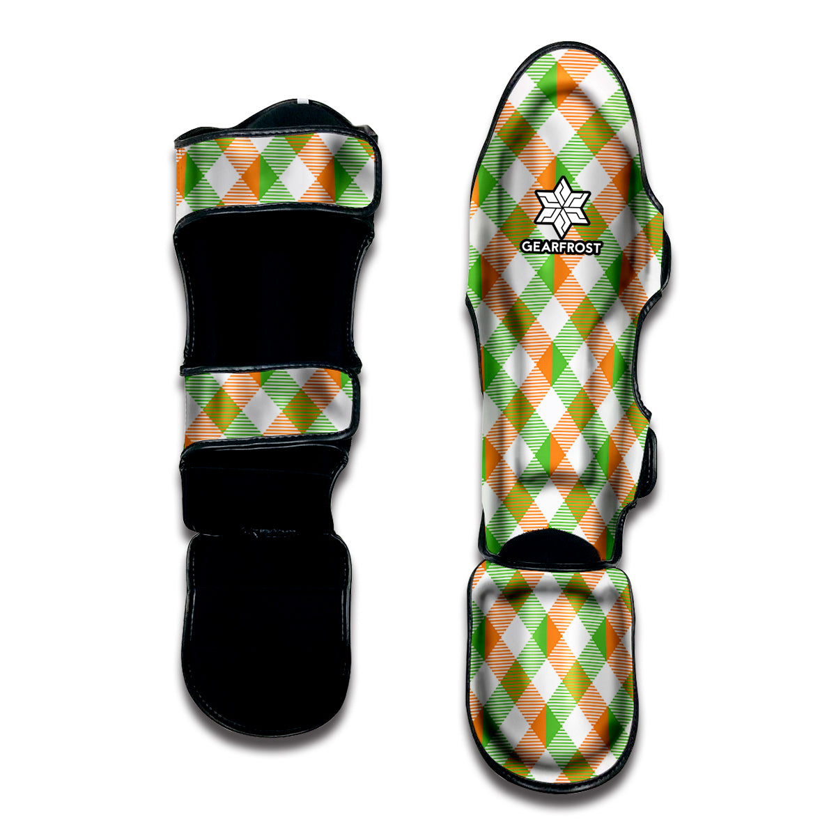 Irish Plaid Saint Patrick's Day Print Muay Thai Shin Guard