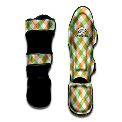 Irish Plaid Saint Patrick's Day Print Muay Thai Shin Guard
