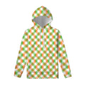 Irish Plaid Saint Patrick's Day Print Pullover Hoodie
