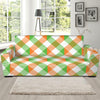 Irish Plaid Saint Patrick's Day Print Sofa Slipcover