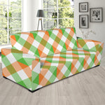 Irish Plaid Saint Patrick's Day Print Sofa Slipcover