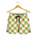 Irish Plaid Saint Patrick's Day Print Women's Shorts