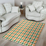 Irish Plaid St. Patrick's Day Print Area Rug