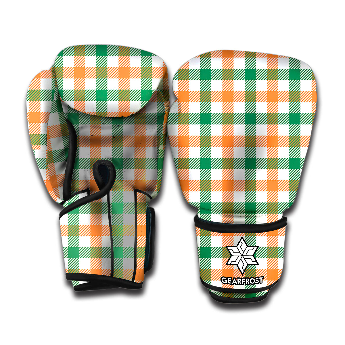 Irish Plaid St. Patrick's Day Print Boxing Gloves