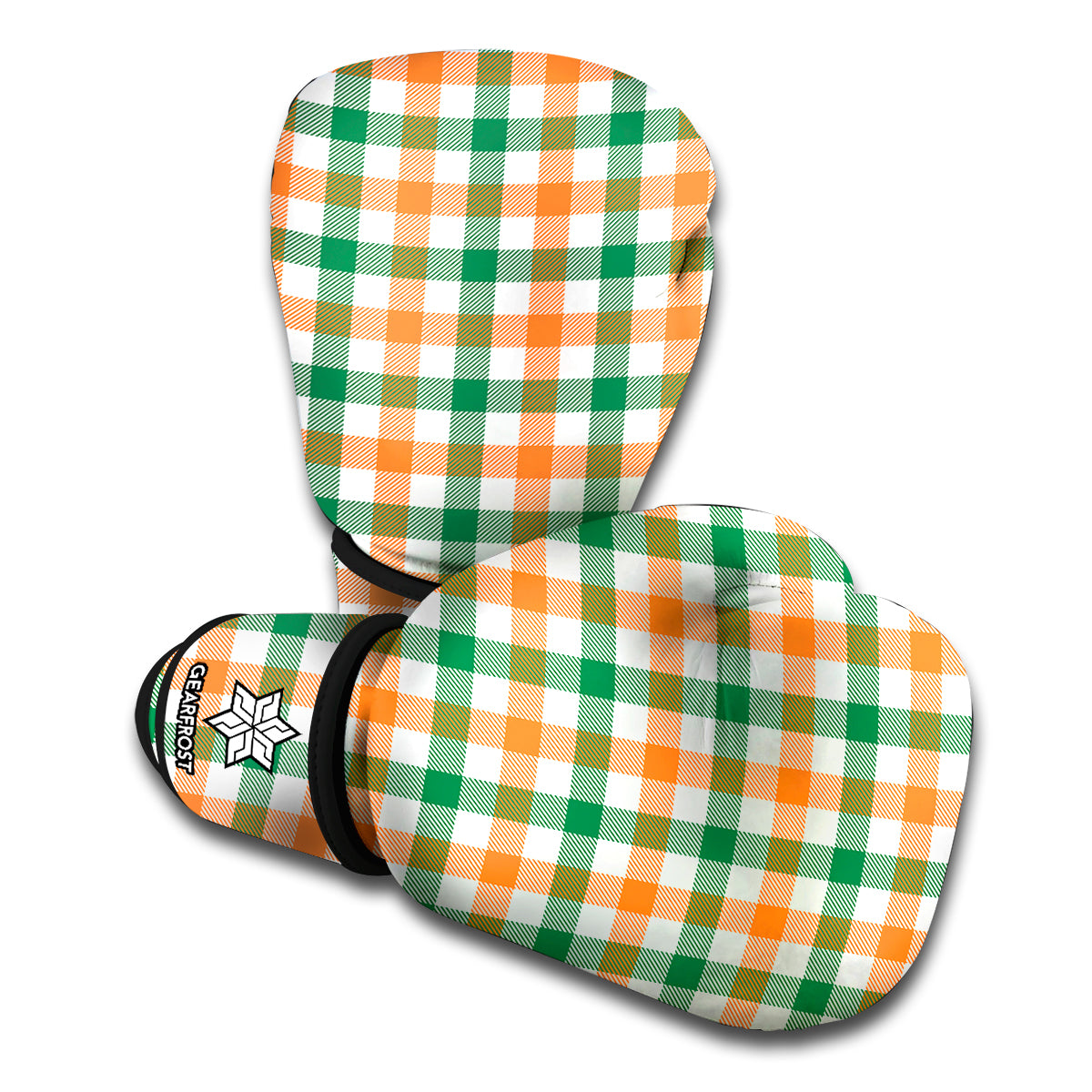 Irish Plaid St. Patrick's Day Print Boxing Gloves