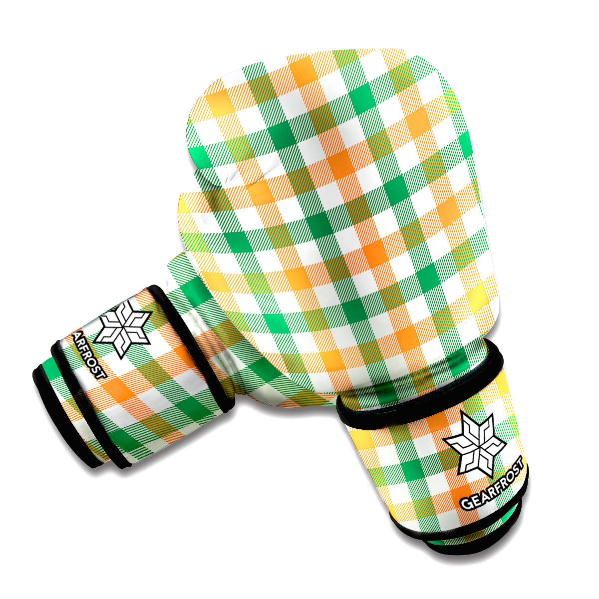 Irish Plaid St. Patrick's Day Print Boxing Gloves