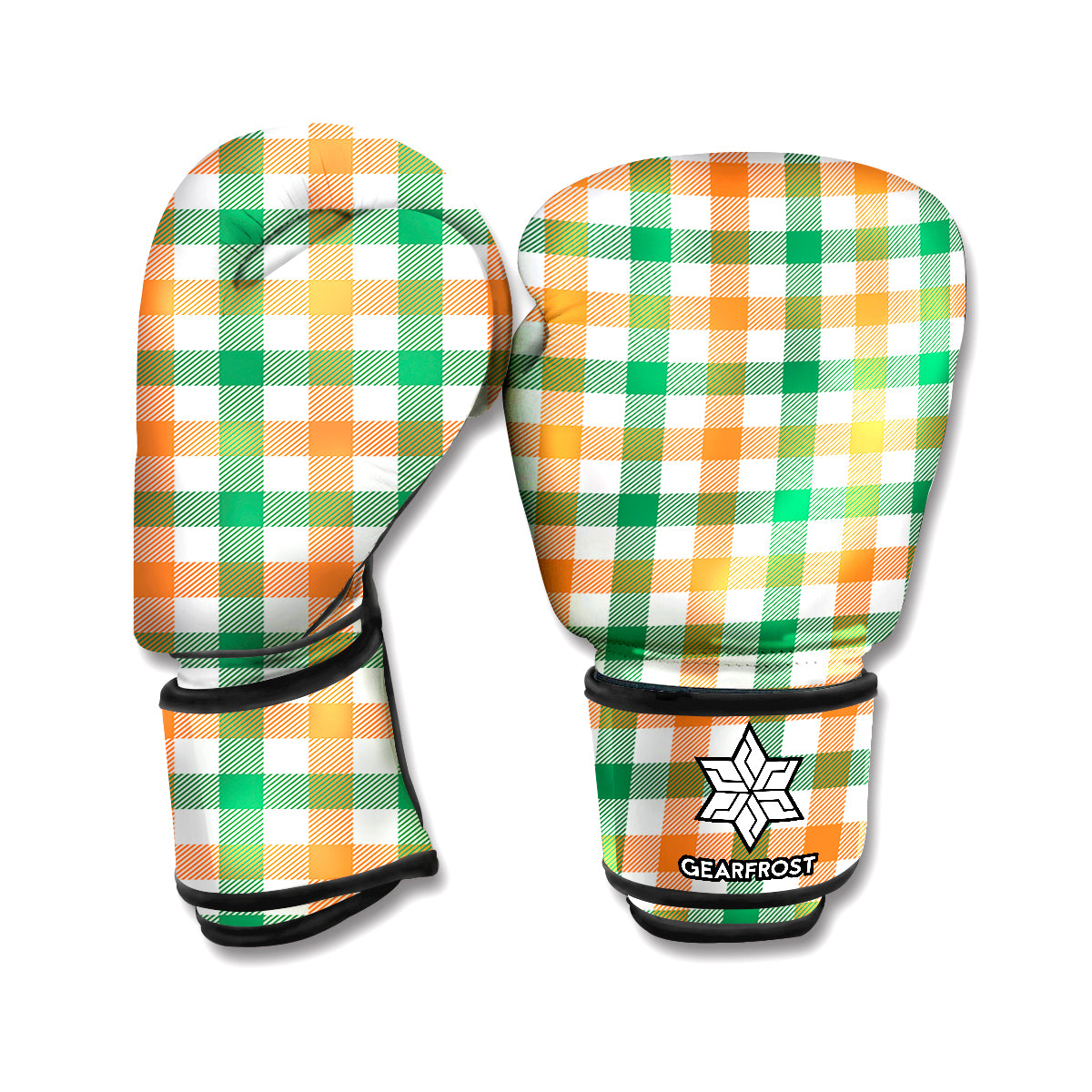 Irish Plaid St. Patrick's Day Print Boxing Gloves