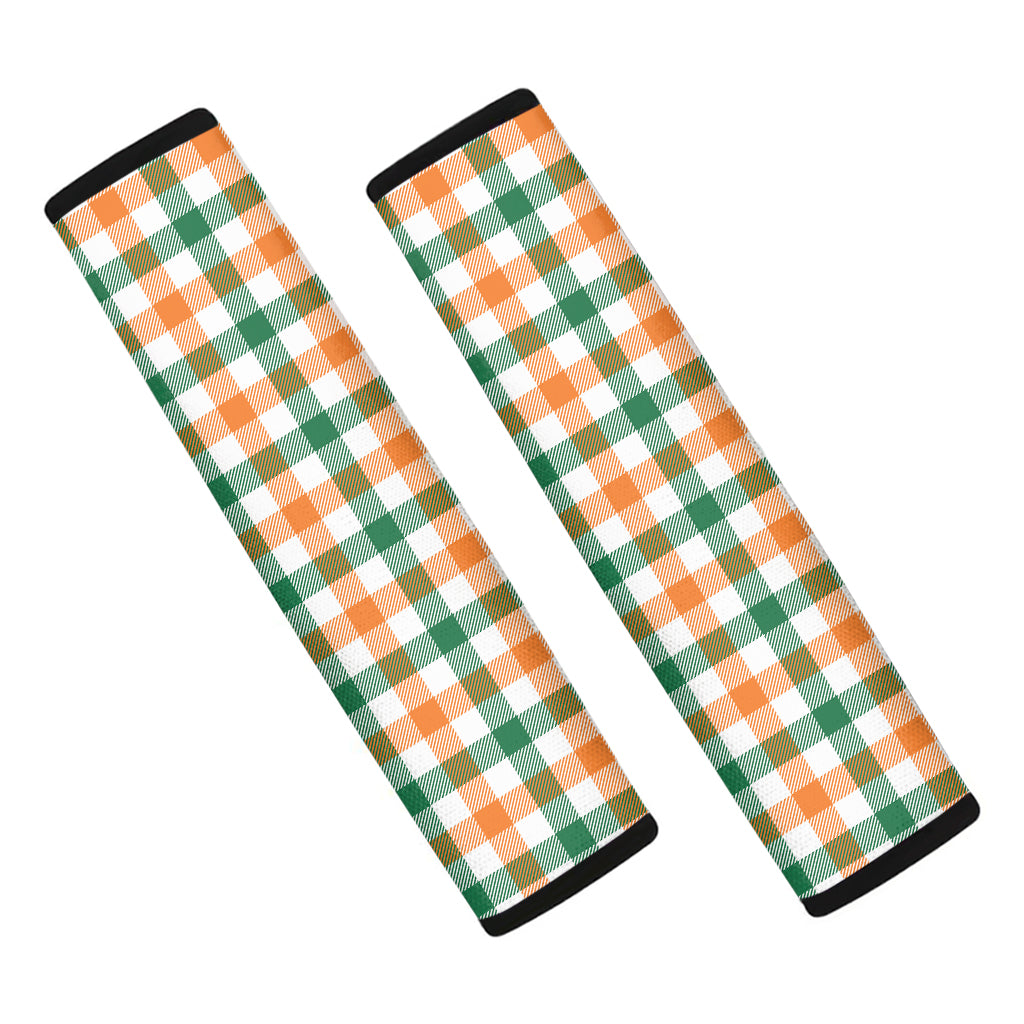 Irish Plaid St. Patrick's Day Print Car Seat Belt Covers
