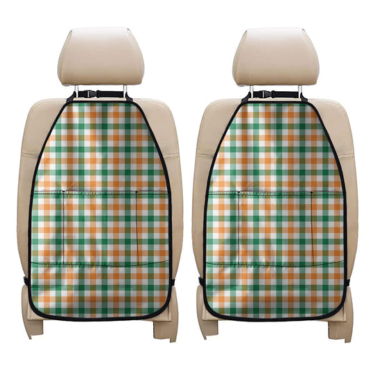 Irish Plaid St. Patrick's Day Print Car Seat Organizers