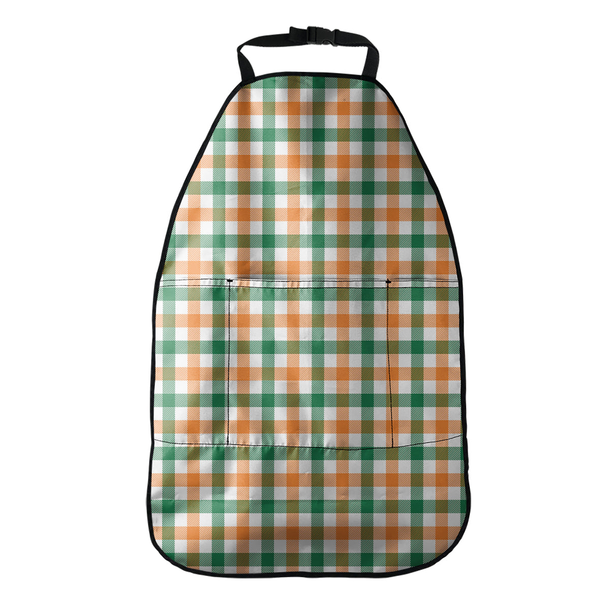 Irish Plaid St. Patrick's Day Print Car Seat Organizers