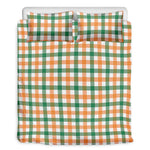 Irish Plaid St. Patrick's Day Print Duvet Cover Bedding Set