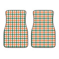 Irish Plaid St. Patrick's Day Print Front Car Floor Mats