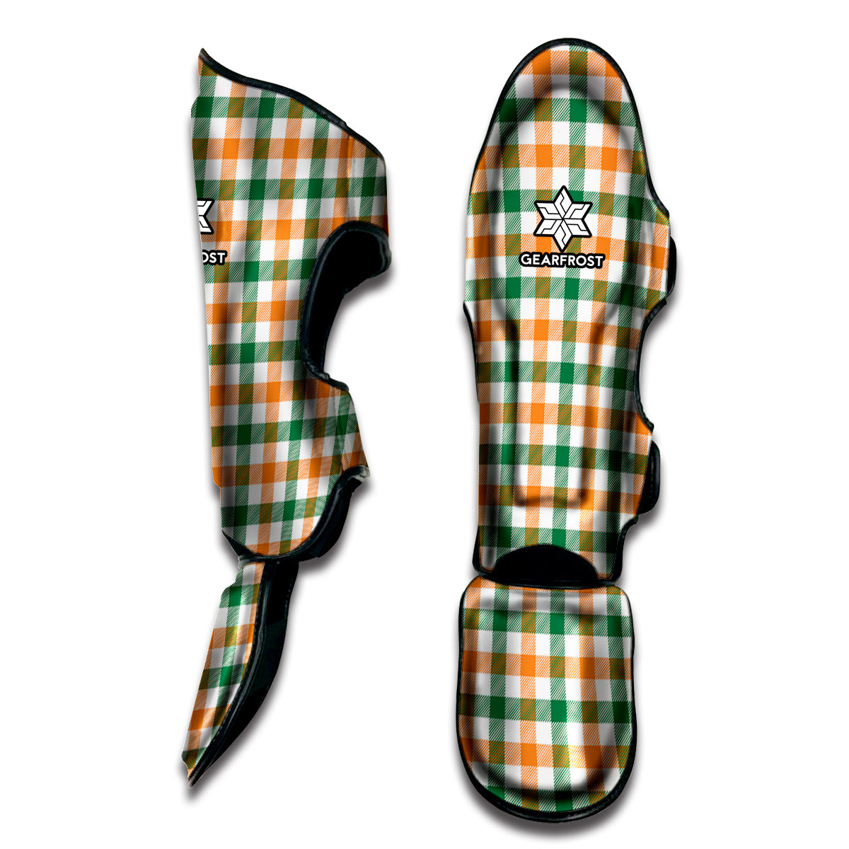 Irish Plaid St. Patrick's Day Print Muay Thai Shin Guard