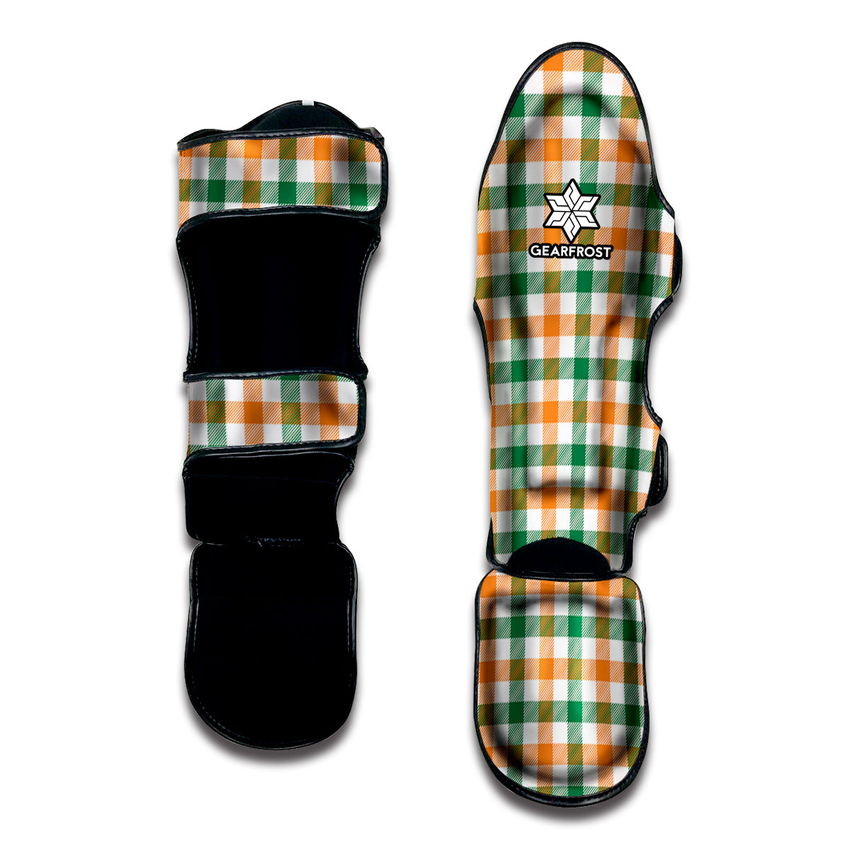 Irish Plaid St. Patrick's Day Print Muay Thai Shin Guard
