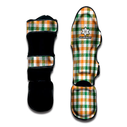 Irish Plaid St. Patrick's Day Print Muay Thai Shin Guard