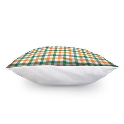 Irish Plaid St. Patrick's Day Print Pillow Cover